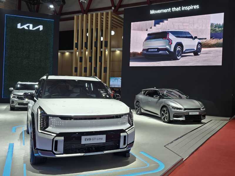 EV6 GT-Line dan EV9 GT-Line, Dua Mobil Andalan Kia Pikat IIMS 2025